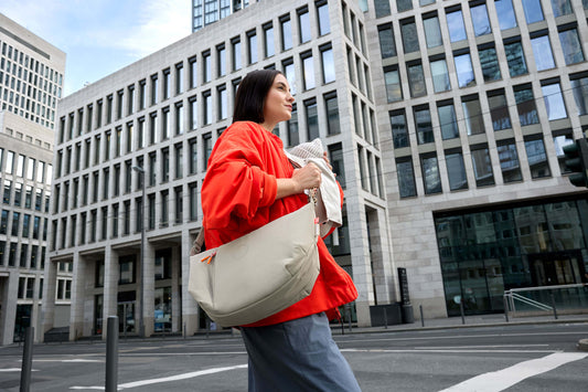 Lässig Wickeltasche Crossbody beige Lunua Bum Bag