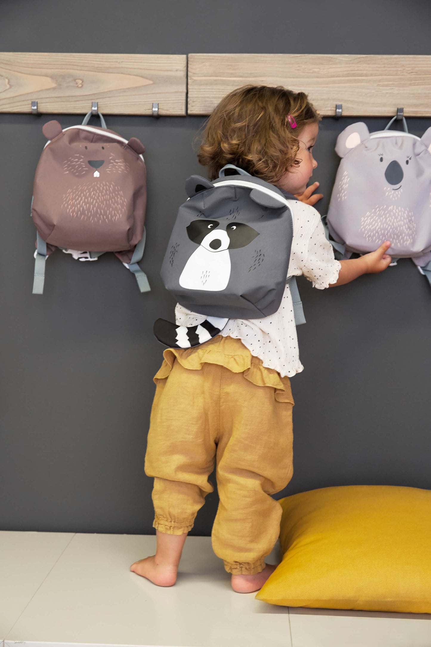Kindergartenrucksack Tiny Koala Grau Lässig