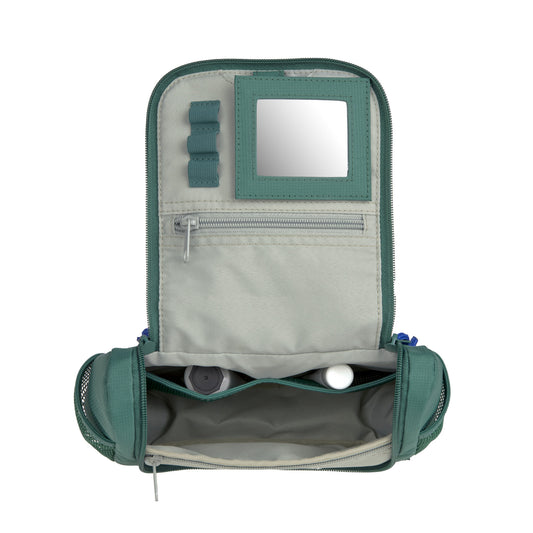 Kulturbeutel Kinder Little Gang Dunkelgrün