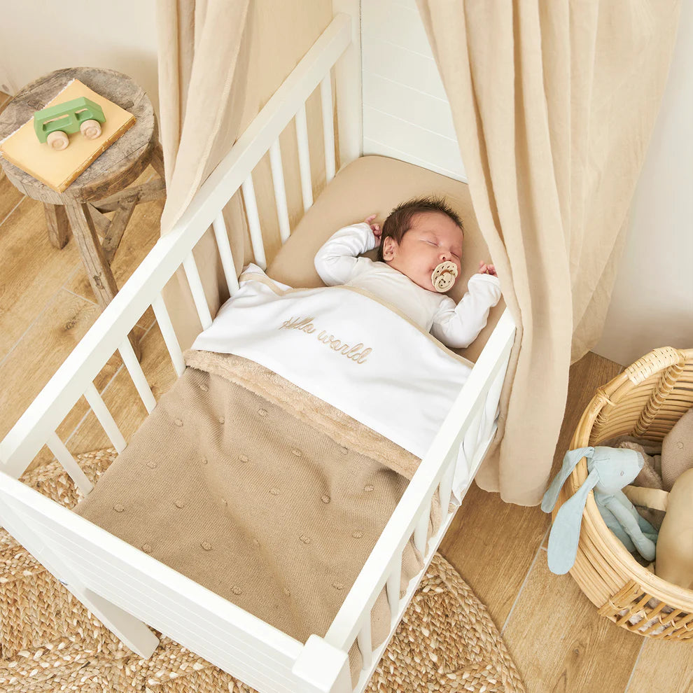 Decke Mini Knoten Teddy Sand 2.0 TOG Meyco