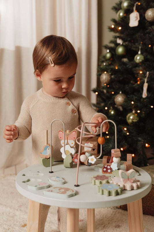 Aktivitäten Tisch Little Farm mit Namen Little Dutch