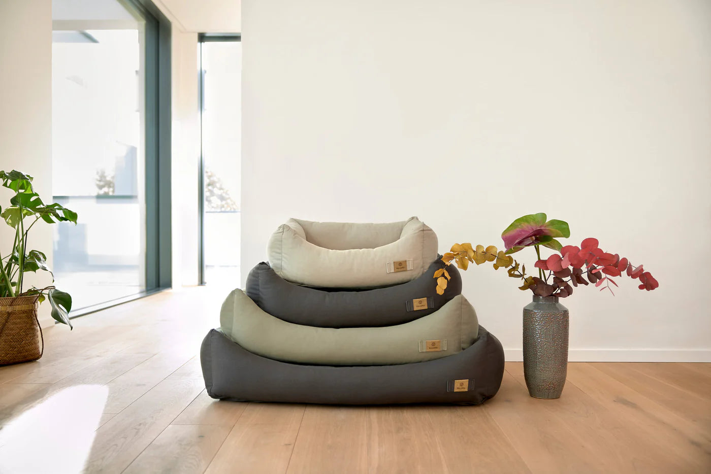 Hundebett Baumwolle Fred Dark Green Palopa