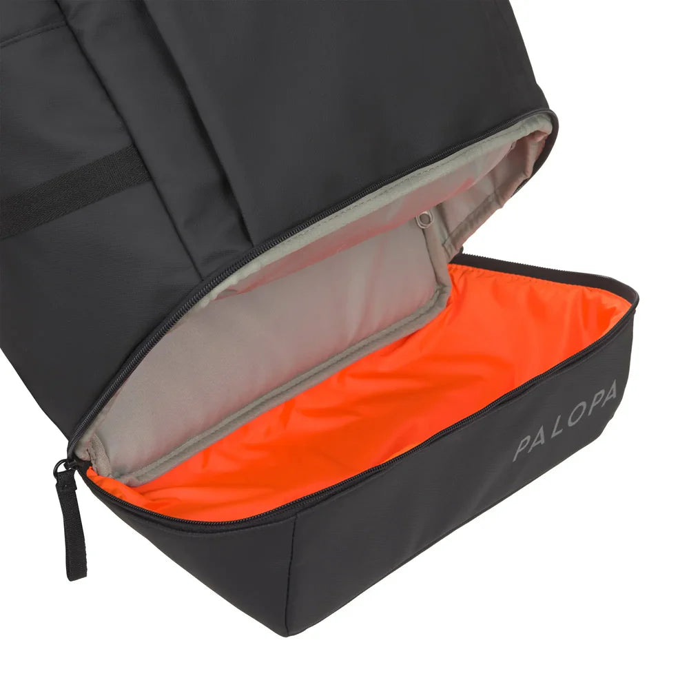 Rolltop Rucksack Yoska Schwarz Palopa