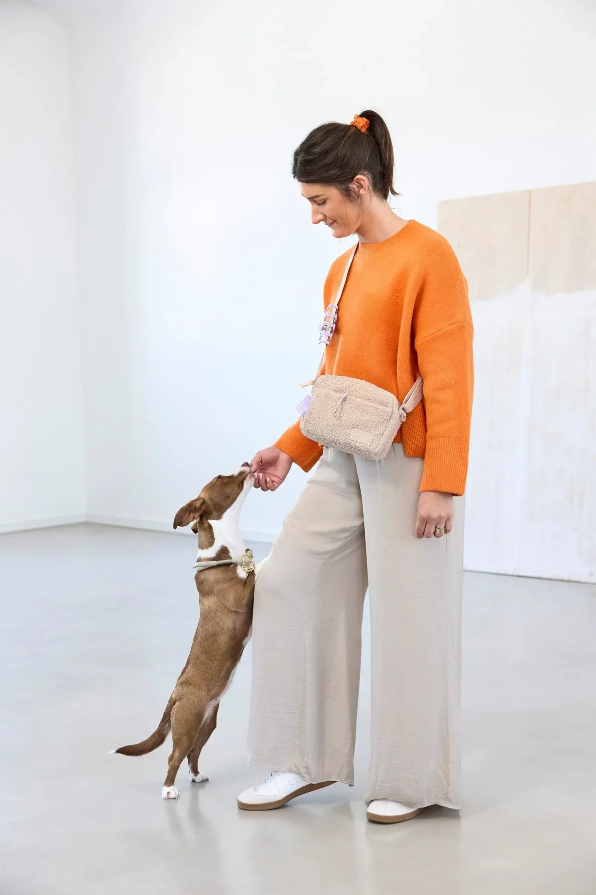 Palopa Leckerlibeutel Teddy Fleece Noka Beige (Limited Edition)