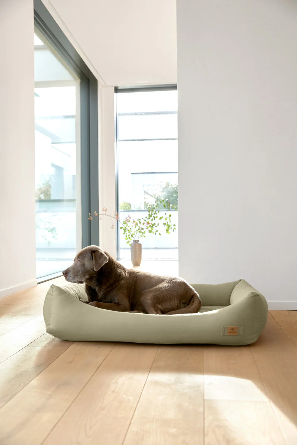 Hundebett Baumwolle Fred Dark Green Palopa