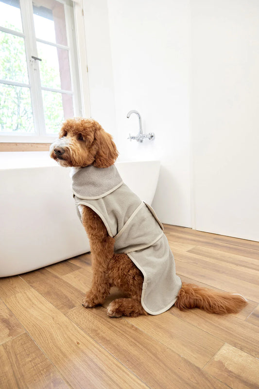 Hundebademantel Robi Beige Palopa