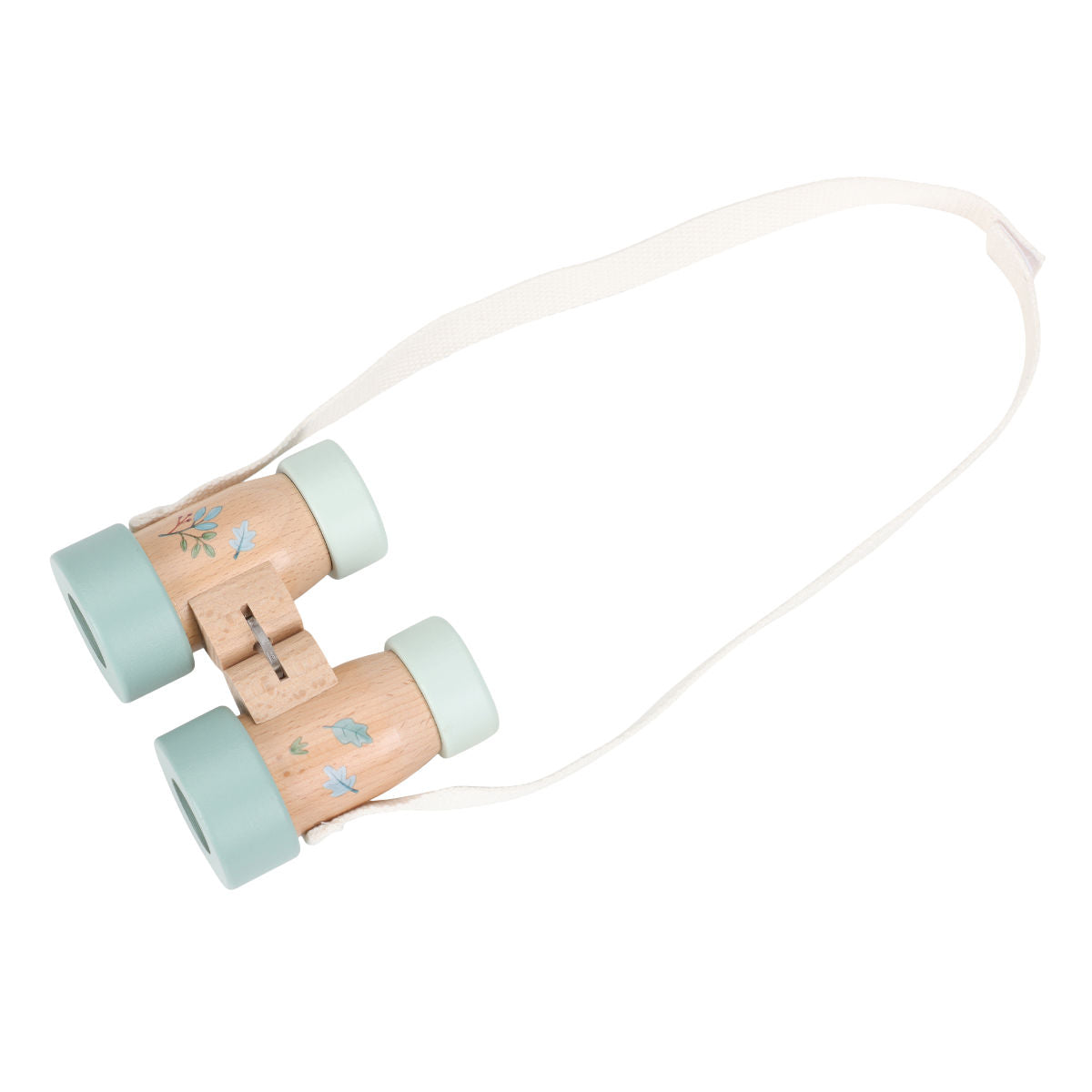 Little Dutch Kinder Fernglas Holz blau Forest Friends