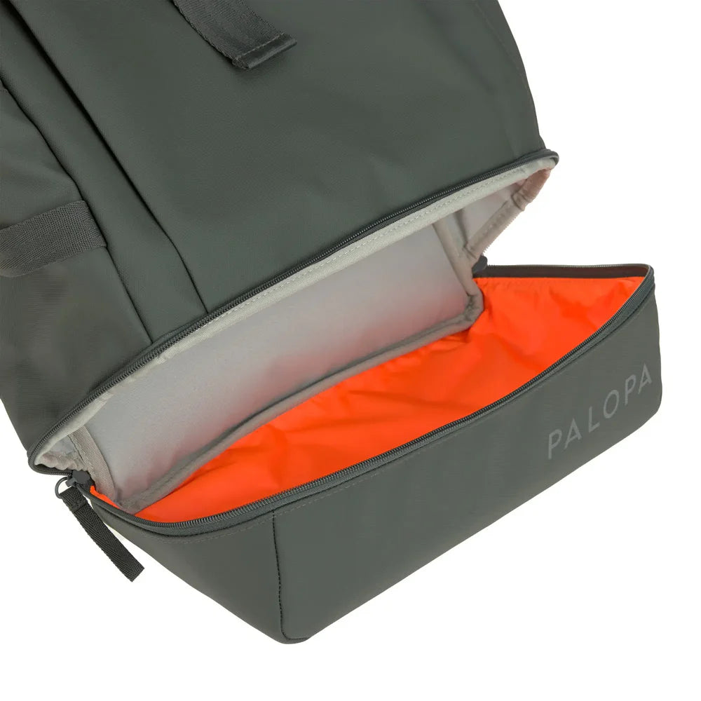 Rolltop Rucksack Yoska Dunkelgrün Palopa