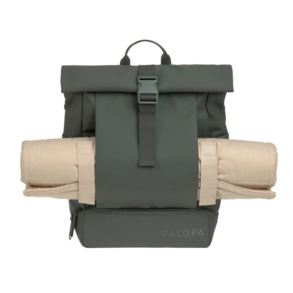 Rolltop Rucksack Yoska Dunkelgrün Palopa