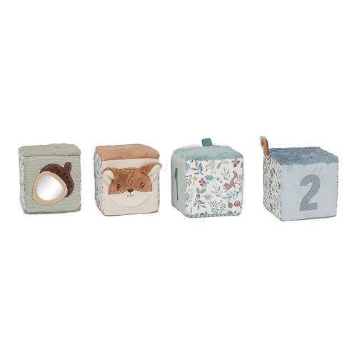 Little Dutch Stoffwürfel Set blau Forest Friends