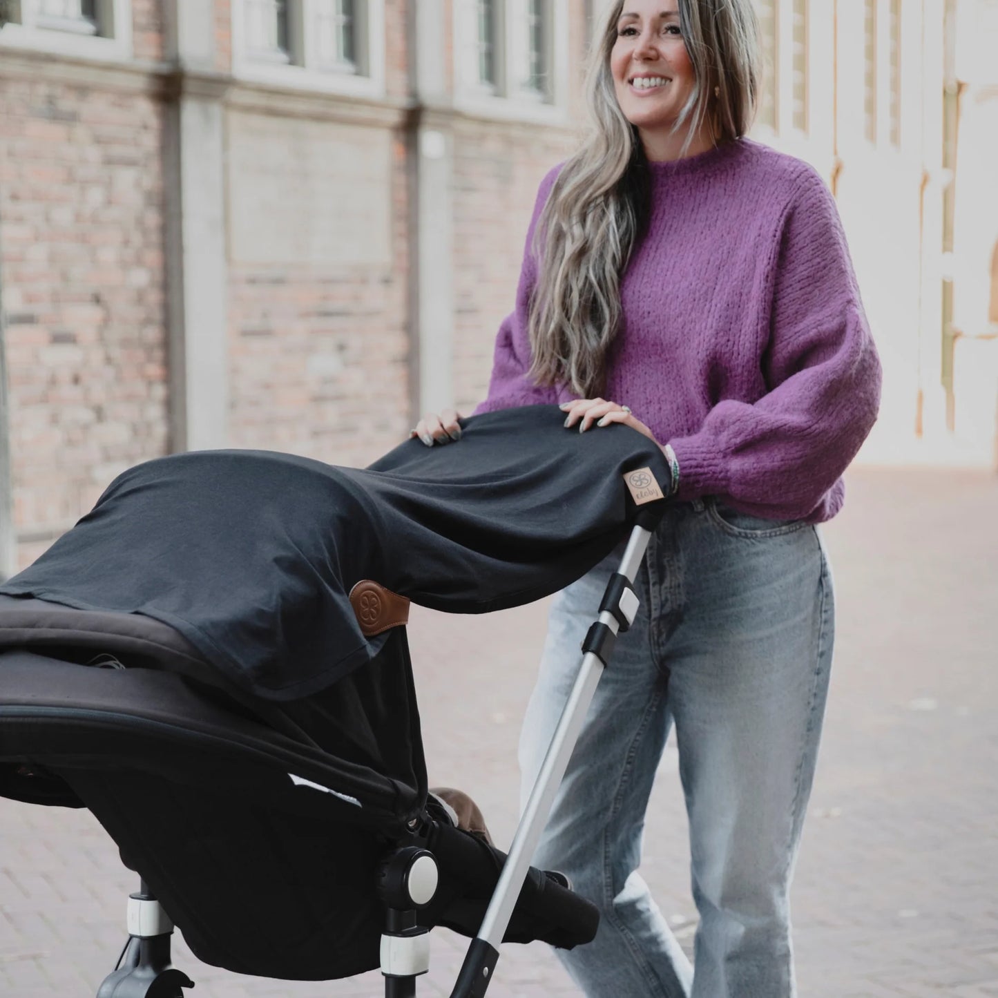 Cloby UV-Decke in Midnight Black UPF 50+ Sonnenschutzdecke