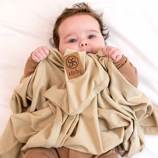 Cloby UV Decke Beige Melange UPF 50+ Sonnenschutzdecke