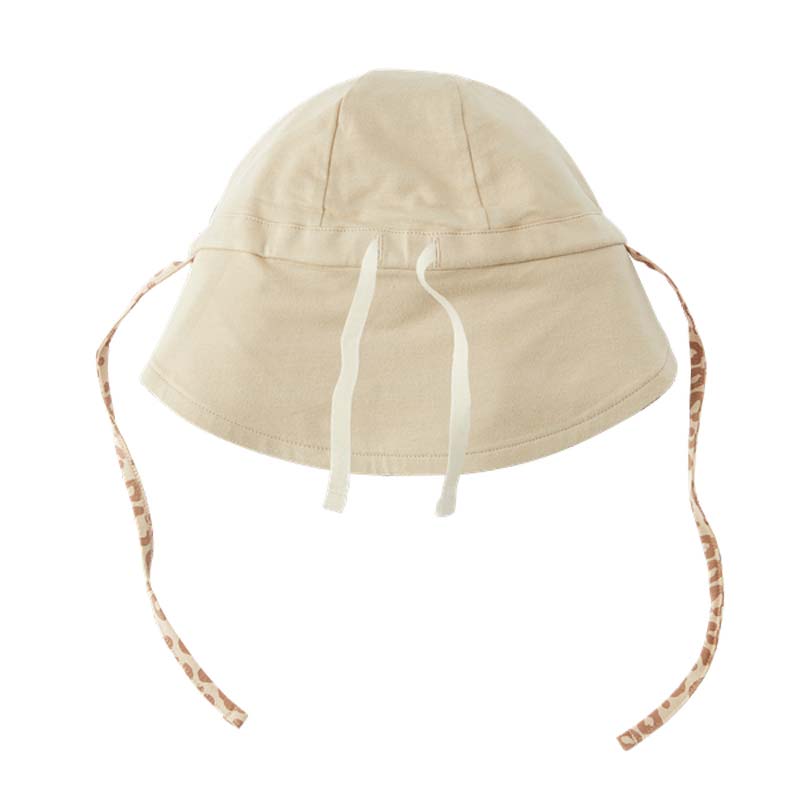 Cloby UV Sonnenhut Sun Hat wendbar Leopard Brown Sandy Beach