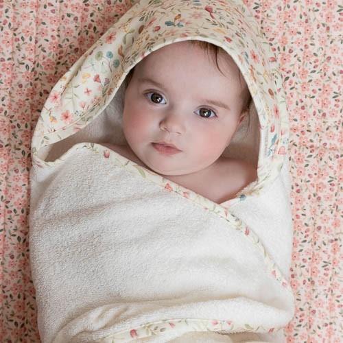 Kapuzenhandtuch Fairy Wonders 100 x 100 cm Badehandtuch Little Dutch