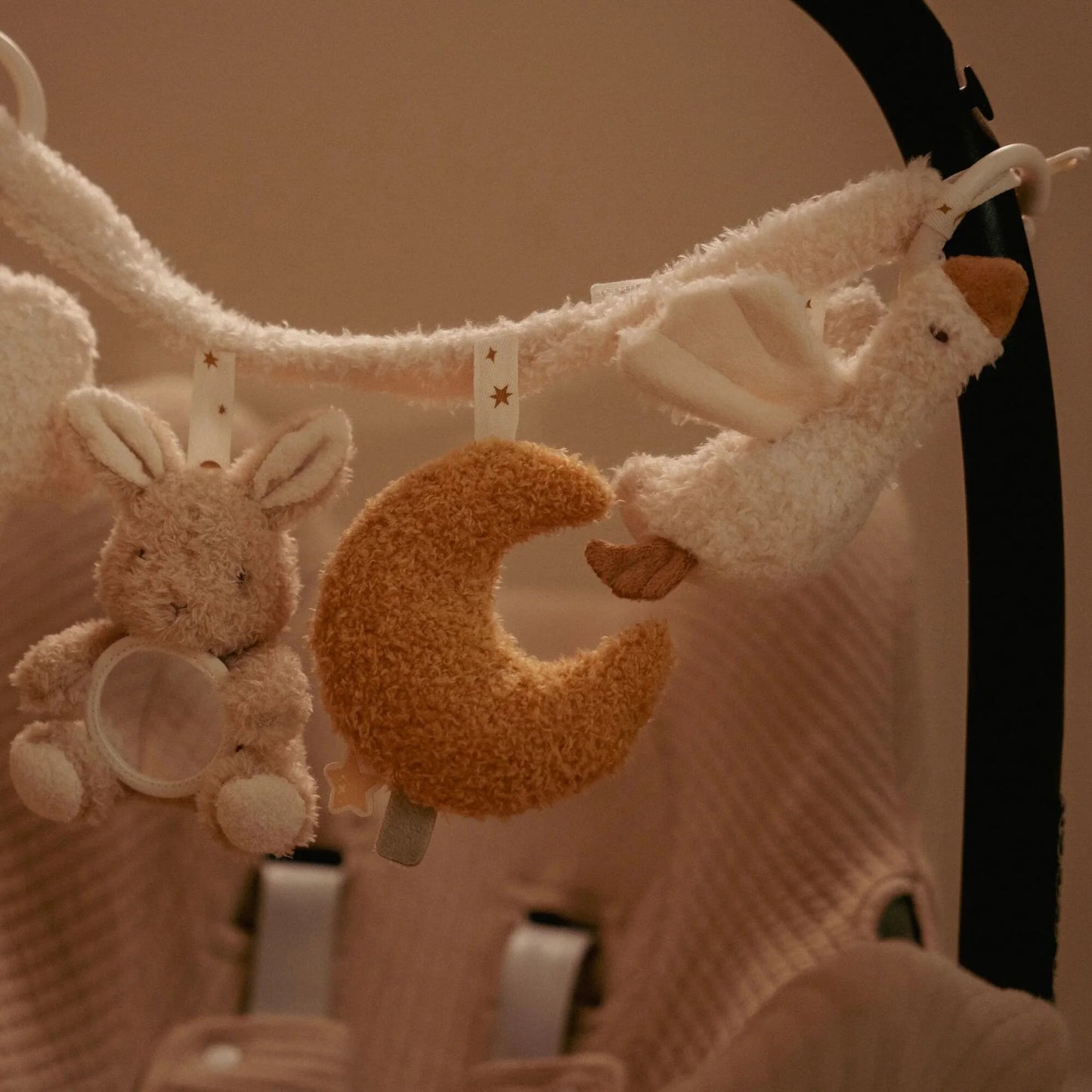 Kinderwagenkette Goose & Bunny Newborn Naturals Little Dutch