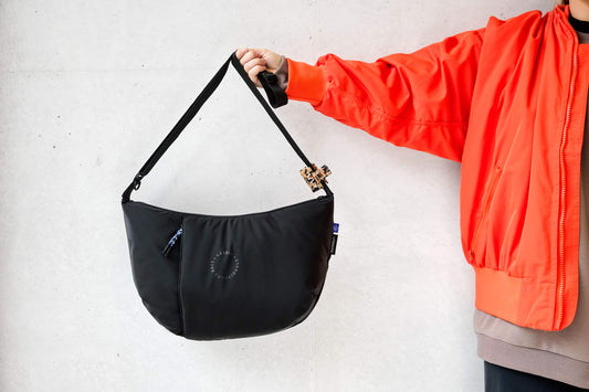 Lässig Wickeltasche Crossbody schwarz Lunua Bum Bag