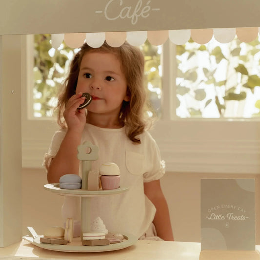 Little Dutch Holz Etagere Grün Kinder Teeservice