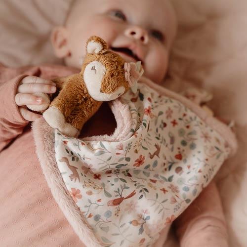 Little Dutch rosa Kuscheltuch Reh Fairy Garden