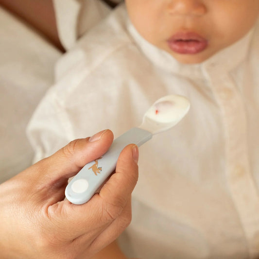 Little Dutch Fütterlöffel Mepal Mio 2-teilig blau Forest Friends Babylöffel