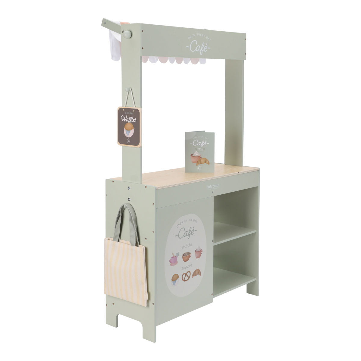 Little Dutch Marktstand & Cafe in one Holz FSC