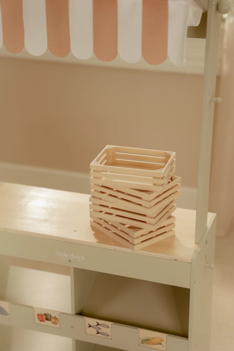 Little Dutch Marktstand & Cafe in one Holz FSC