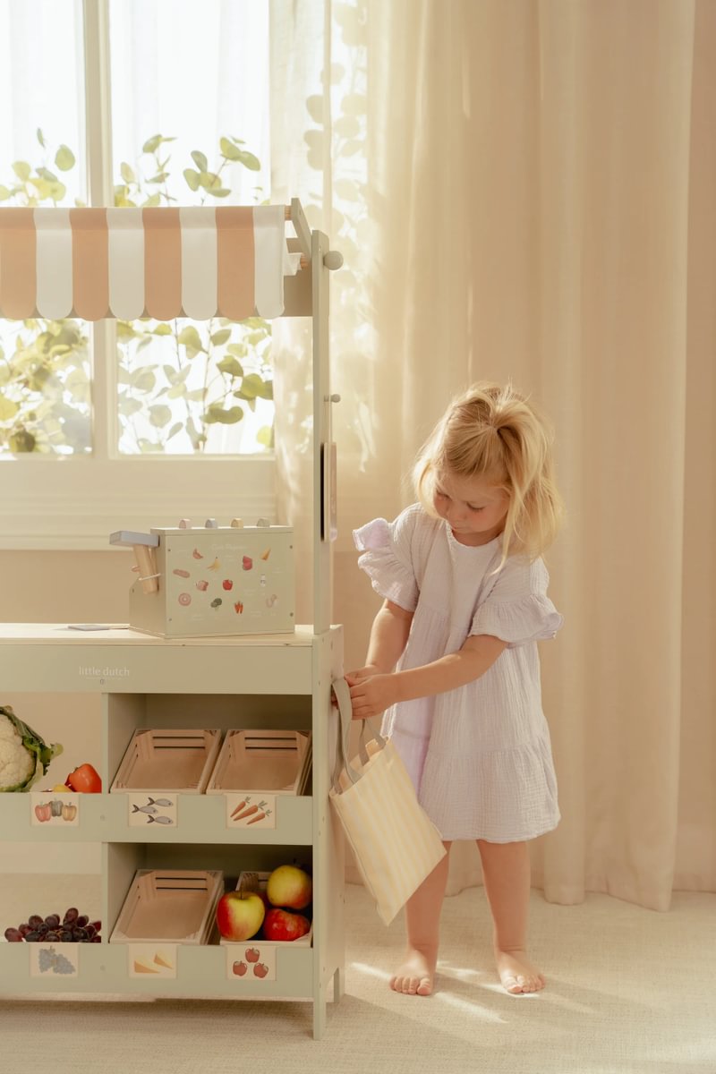 Little Dutch Marktstand & Cafe in one Holz FSC