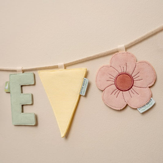 Little Dutch Wimpel Gelb Girlanden Element Fähnchen