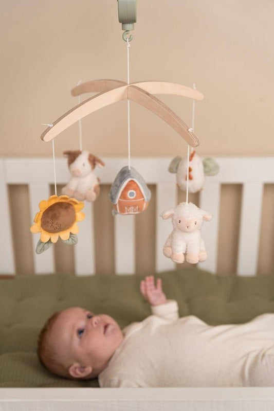 Little Dutch Musik Mobile Little Farm Holz