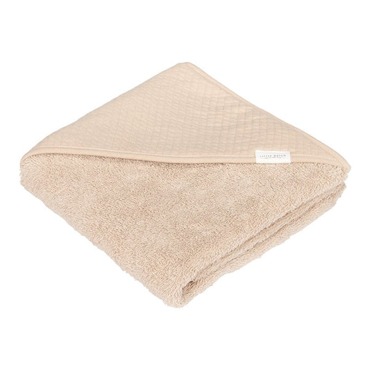 Little Dutch Kapuzenhandtuch Pure Beige - 75 x 75 cm