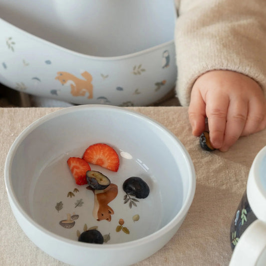 Little Dutch Kinderschale blau Forest Friends Mio Mepal