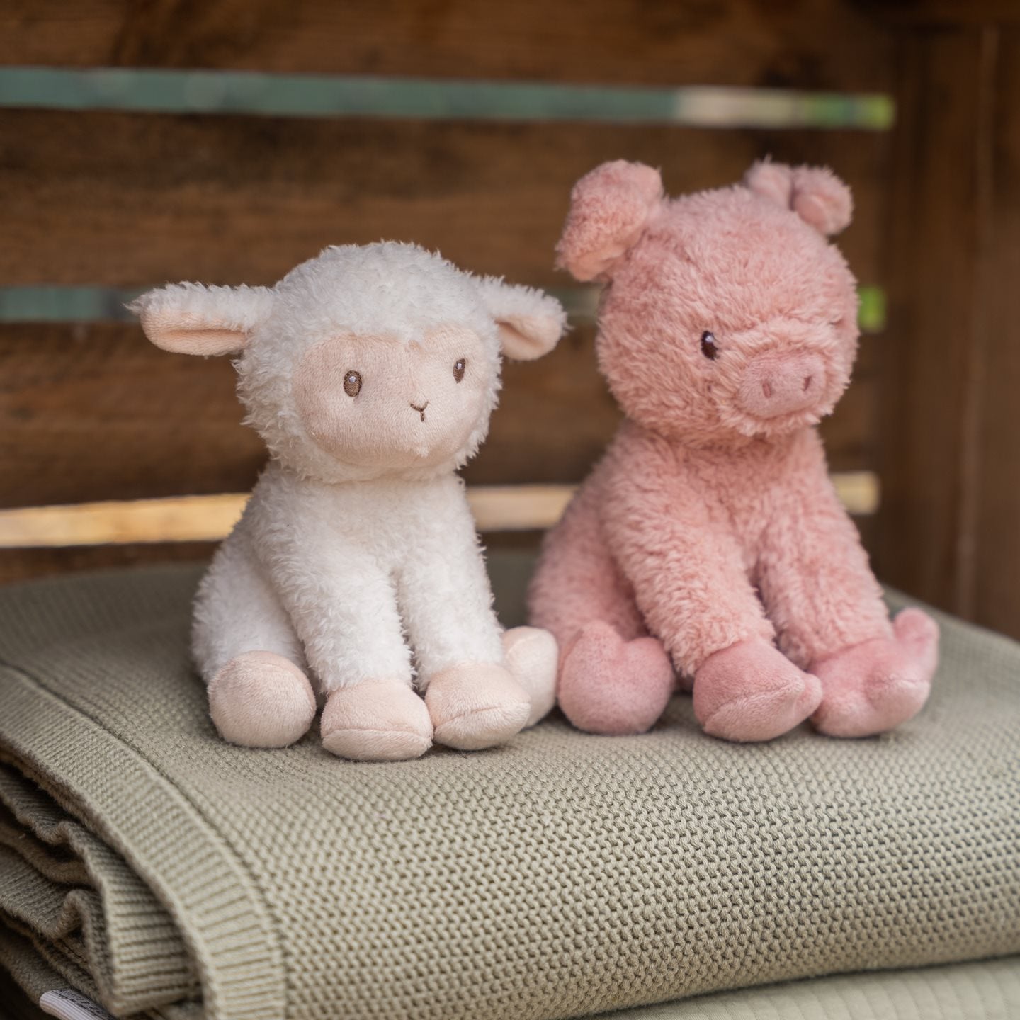 Little Dutch Kuscheltier Schwein 25cm Little Farm rosa