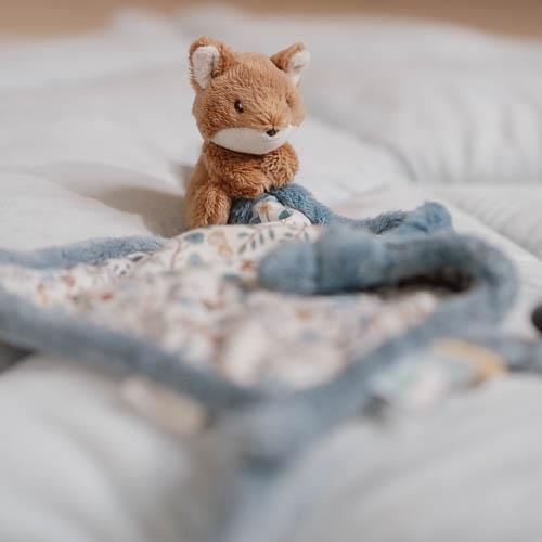 Little Dutch Kuscheltuch blau Fuchs Forest Friends