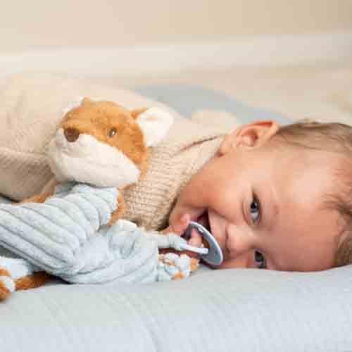 Little Dutch Fuchs blau Kuscheltuch Forest Friends