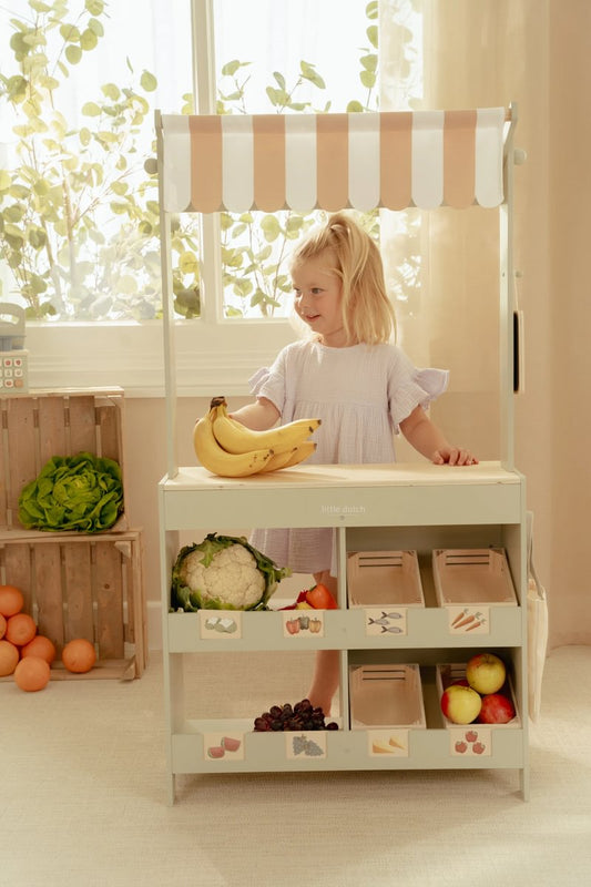 Little Dutch Marktstand & Cafe in one Holz FSC