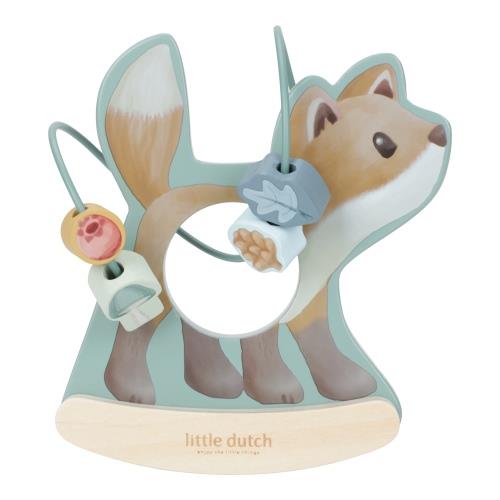 Little Dutch Holz Schaukeltier Fuchs blau Spirale Forest Friends