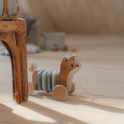 Little Dutch Wackel Nachziehtier Holz Fuchs Forest Friends