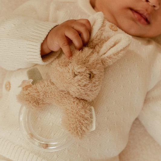 Little Dutch Ringrassel Bunny Beige Newborn Naturals