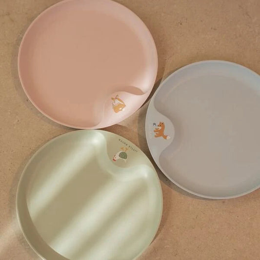 Little Dutch rosa Kinderteller Reh Fairy Garden Mepal Mio