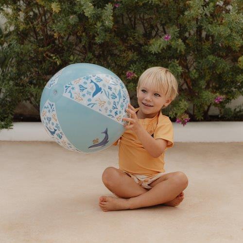 Little Dutch Strandball blau Ocean Dreams Blue 35 cm