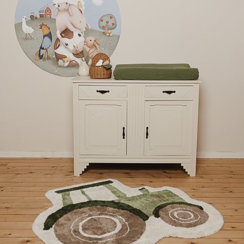 Little Dutch Teppich Traktor 100x110 cm Little Farm
