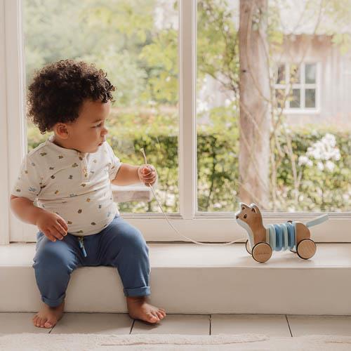 Little Dutch Wackel Nachziehtier Holz Fuchs Forest Friends