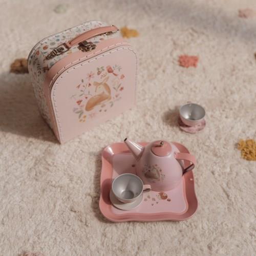 7-teiliges Teeset Mehrfarbig Fairy Garden