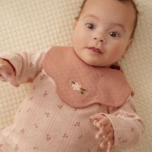 Little Dutch Lätzchen Set von 2 Rosa Fairy Garden