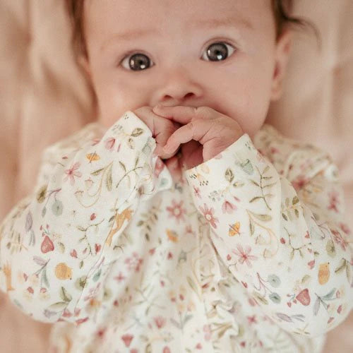 Little Dutch Strampler Weiß Fairy Garden