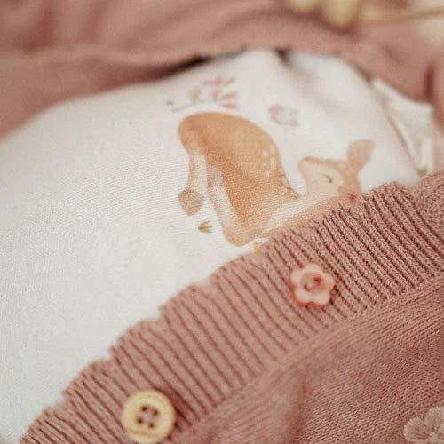 Hemd lange Ärmel Rüschen Weiß Fairy Garden