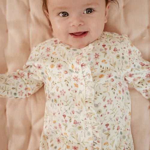 Little Dutch Strampler Weiß Fairy Garden