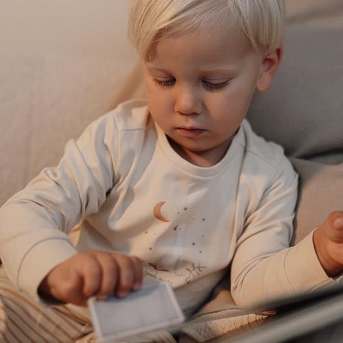 Little Dutch Zweiteiliger Schlafanzug Sand Gestreift