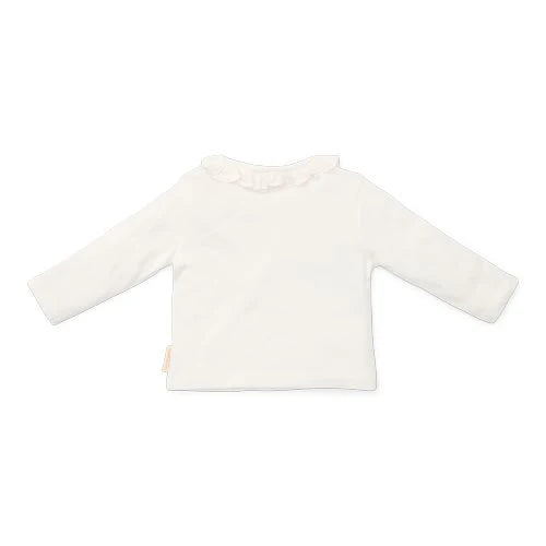 Hemd lange Ärmel Rüschen Weiß Fairy Garden