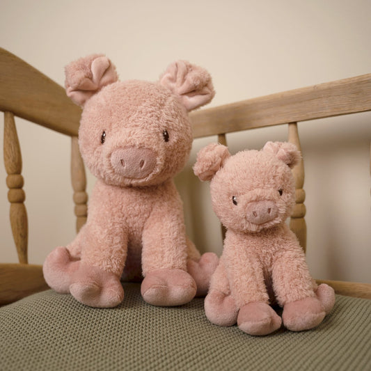 Little Dutch Kuscheltier Schwein 25cm Little Farm rosa
