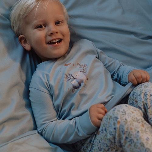 Little Dutch Zweiteiliger Schlafanzug Blau Forest Friends Waldabenteuer